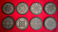 Slate Coaster Set - Celtic Knot Set of 8