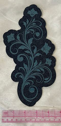 Denim Fabric Applique - 4-1/2" x 9"