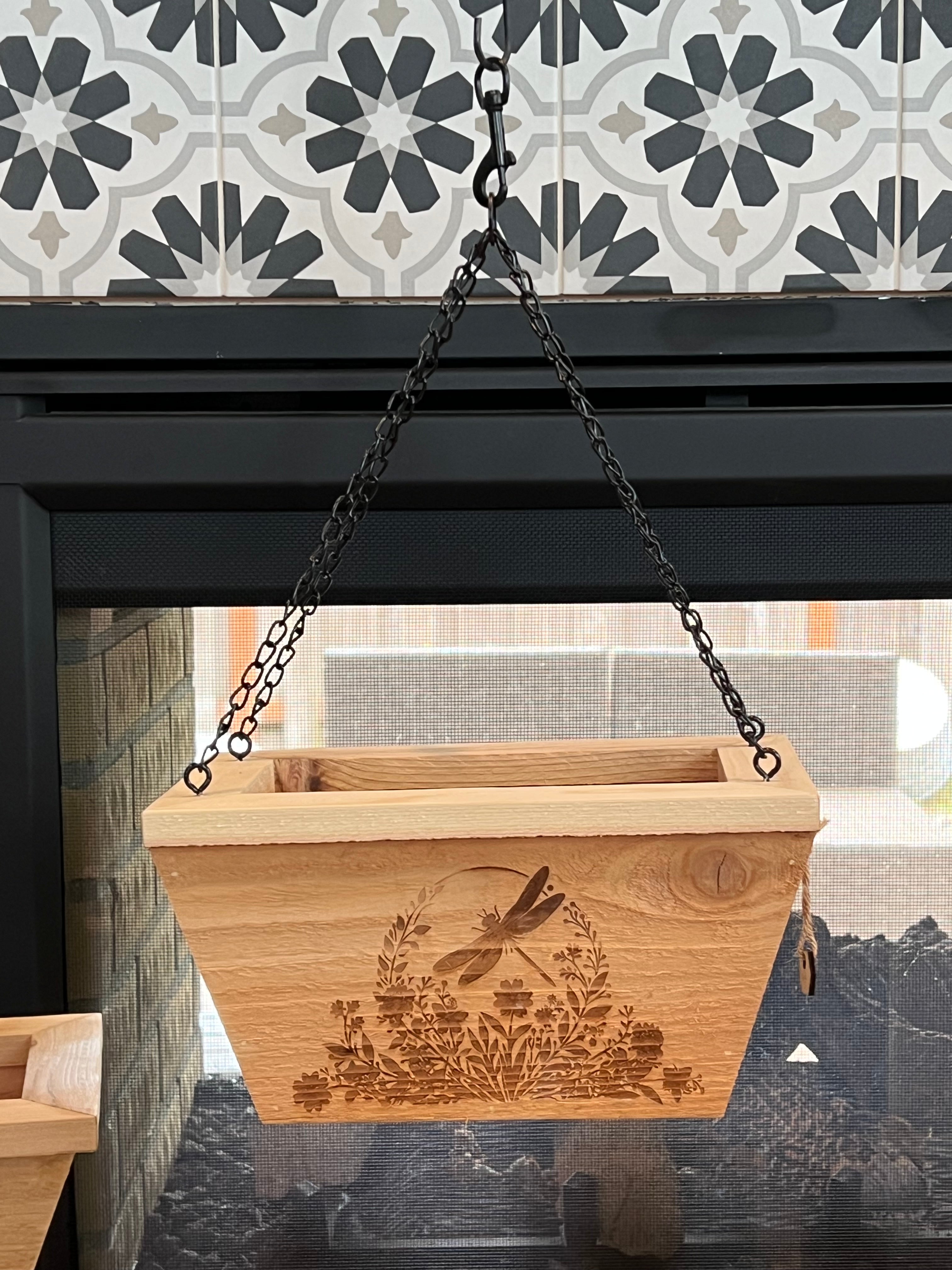 Dragonfly Hanging Planter