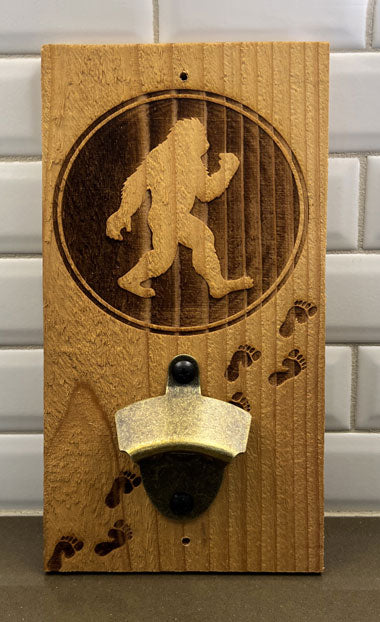 Wall Mount Bottle Opener - Bigfoot