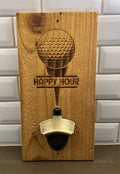 Wall Mount Bottle Opener - Happy Hour Golf