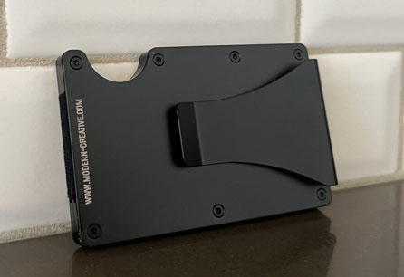 Men's Metal Wallet - PNW Symbol - Black
