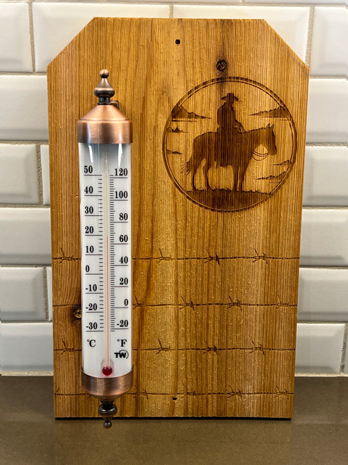 Laser Engraved Outdoor Thermometers
